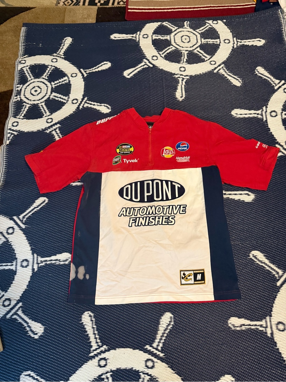 Chase Authentics pit, crew shirt, Dupont Hendrick motorsports size M